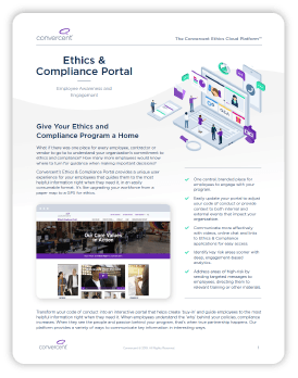 Ethics & Compliance Portal Brochure Preview Image