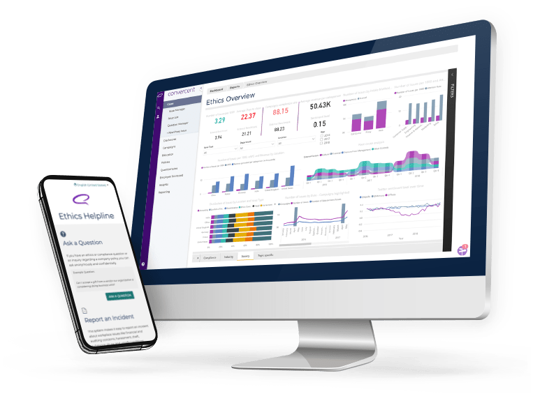 Ethics & Compliance Software Computer Image