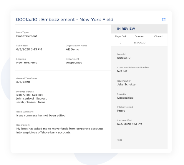 Centralized Hotline Case Management Image