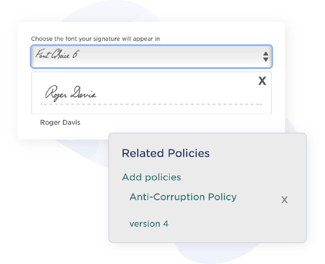 Wet signatures and Related Polices Image