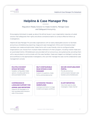 Ethics & Compliance Portal Brochure Preview Image
